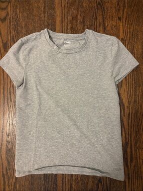TNA Heather Gray Short Sleeve Crew